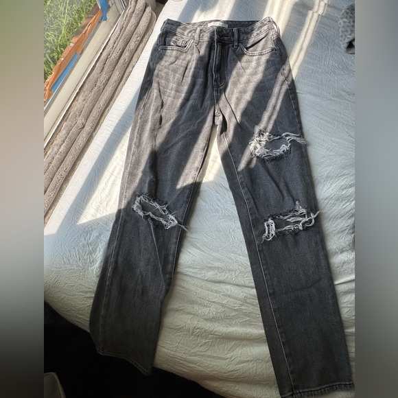 Pacsun mom jeans gray/black - Picture 3 of 5